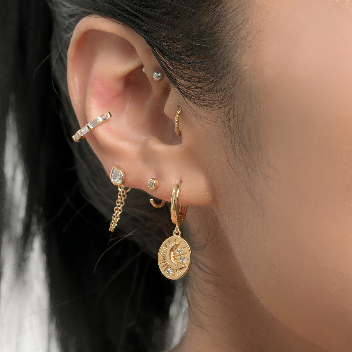 Sun & Moon Earrings for Women - ApolloBox