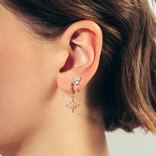 Sparkly Trio Stud Earrings – J&CO Jewellery