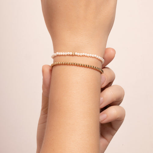 Mini Pearl Stretchy Bracelet