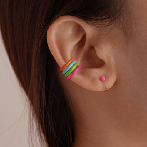 Neon Pink Ear Cuff