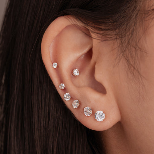 Sparkly Small Stud Earrings