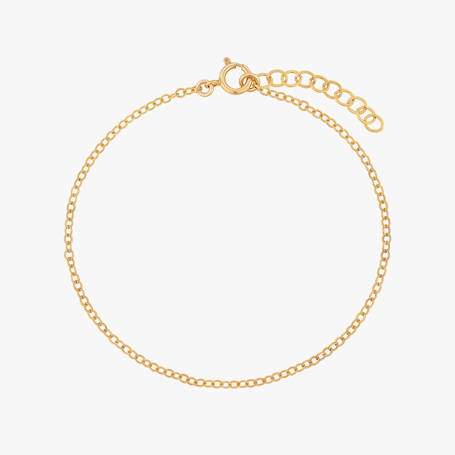 Barely There Chain Anklet Gold