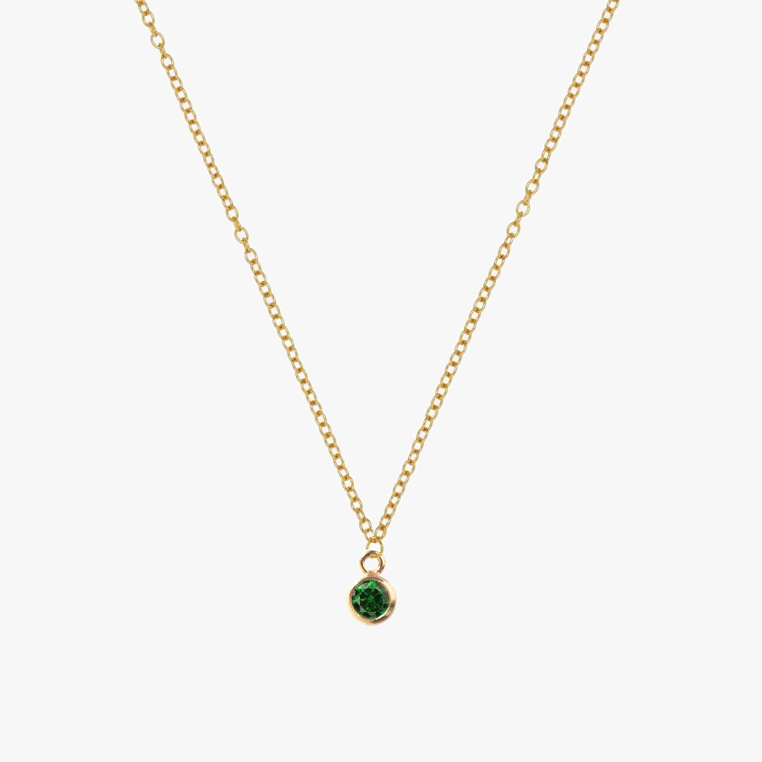 Little Emerald Choker Necklace