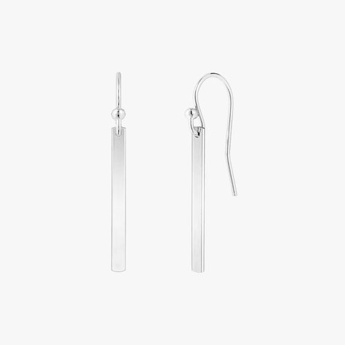 Sleek Bar Drop Earrings