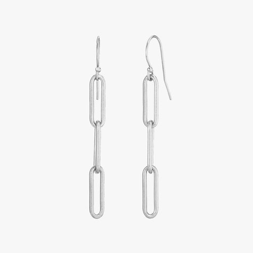 Muse Paperclip Dangling Earrings