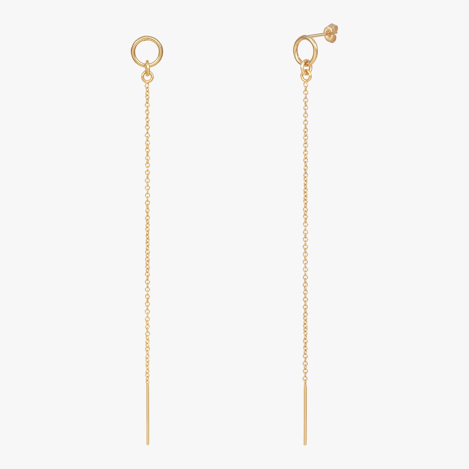 Circle Linear Earrings