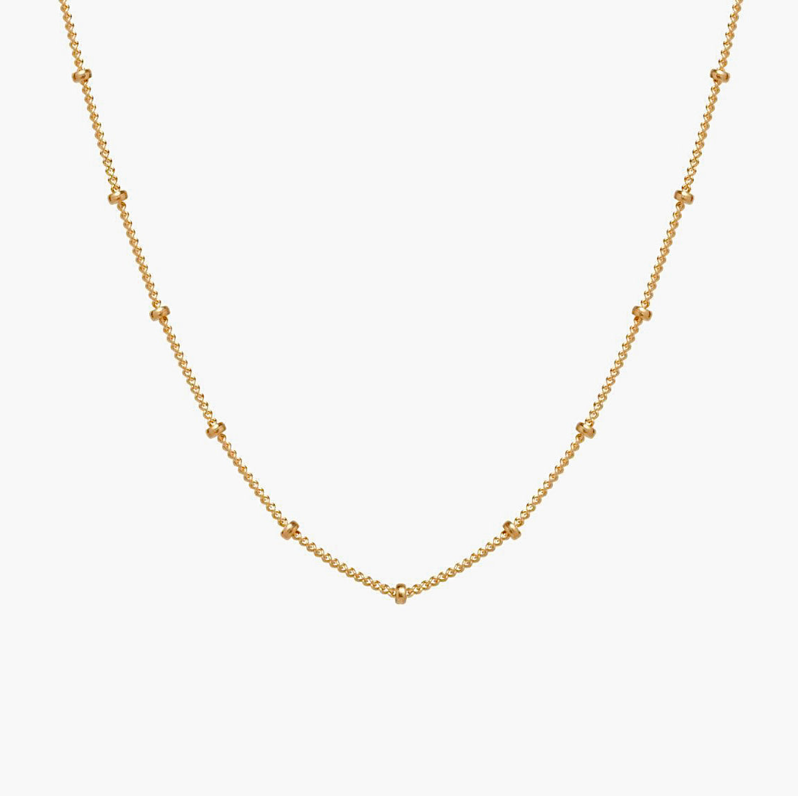 Minimal Satellite Chain Necklace