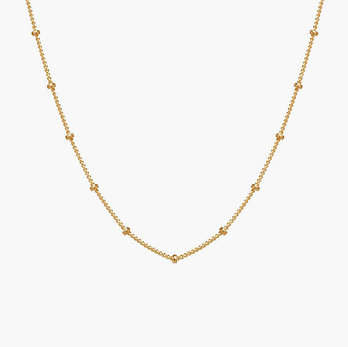 Minimal Satellite Chain Necklace