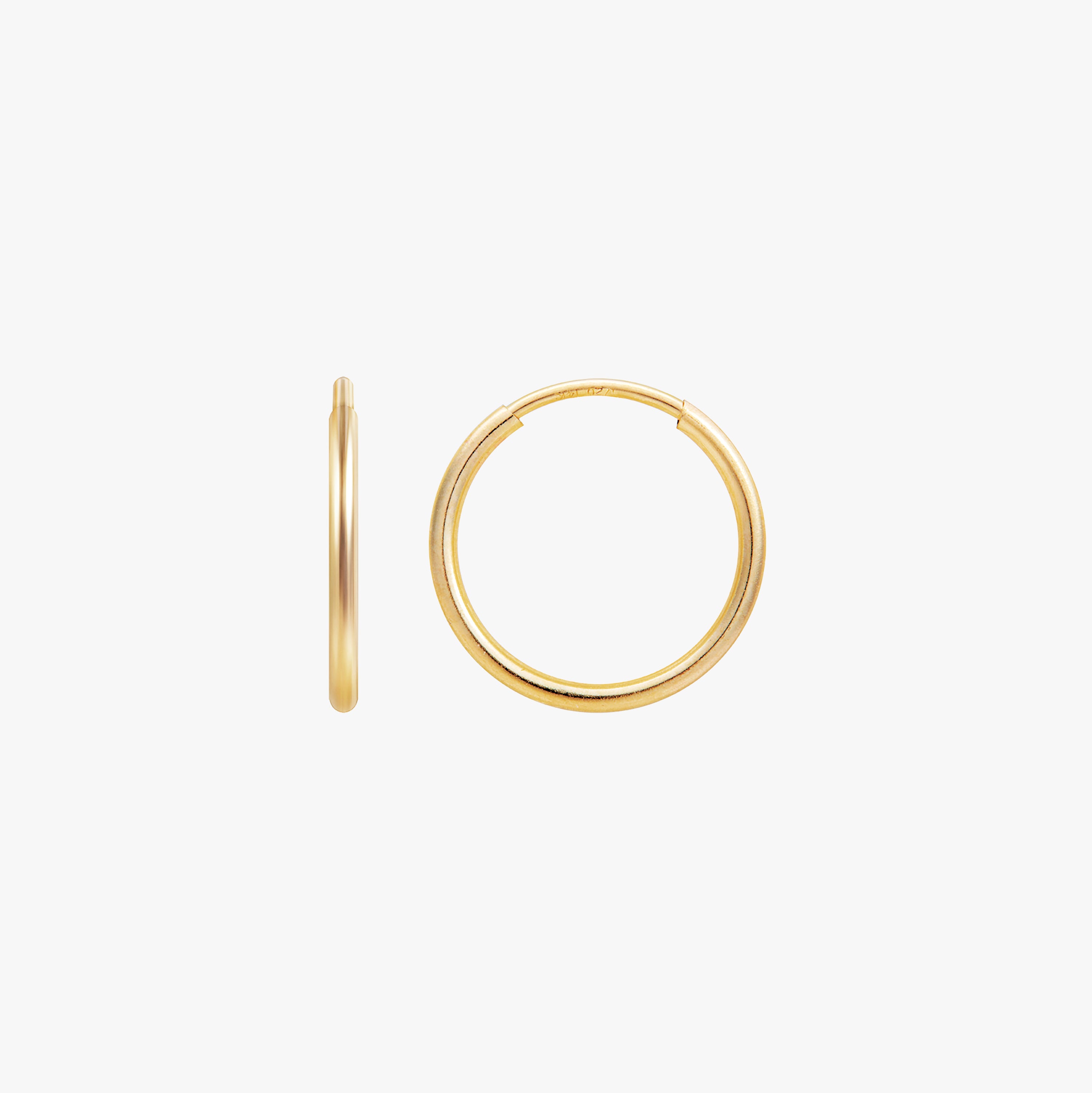 Little Endless Hoop Earrings – J&CO Jewellery