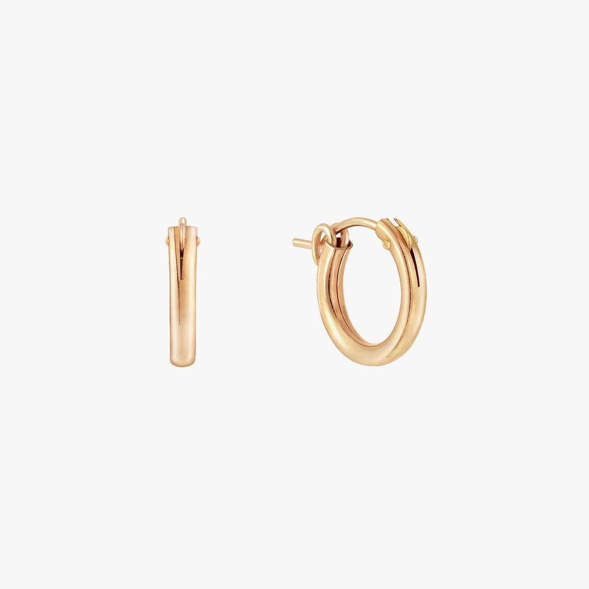 Small Modern Around Hoops – J&CO Jewellery