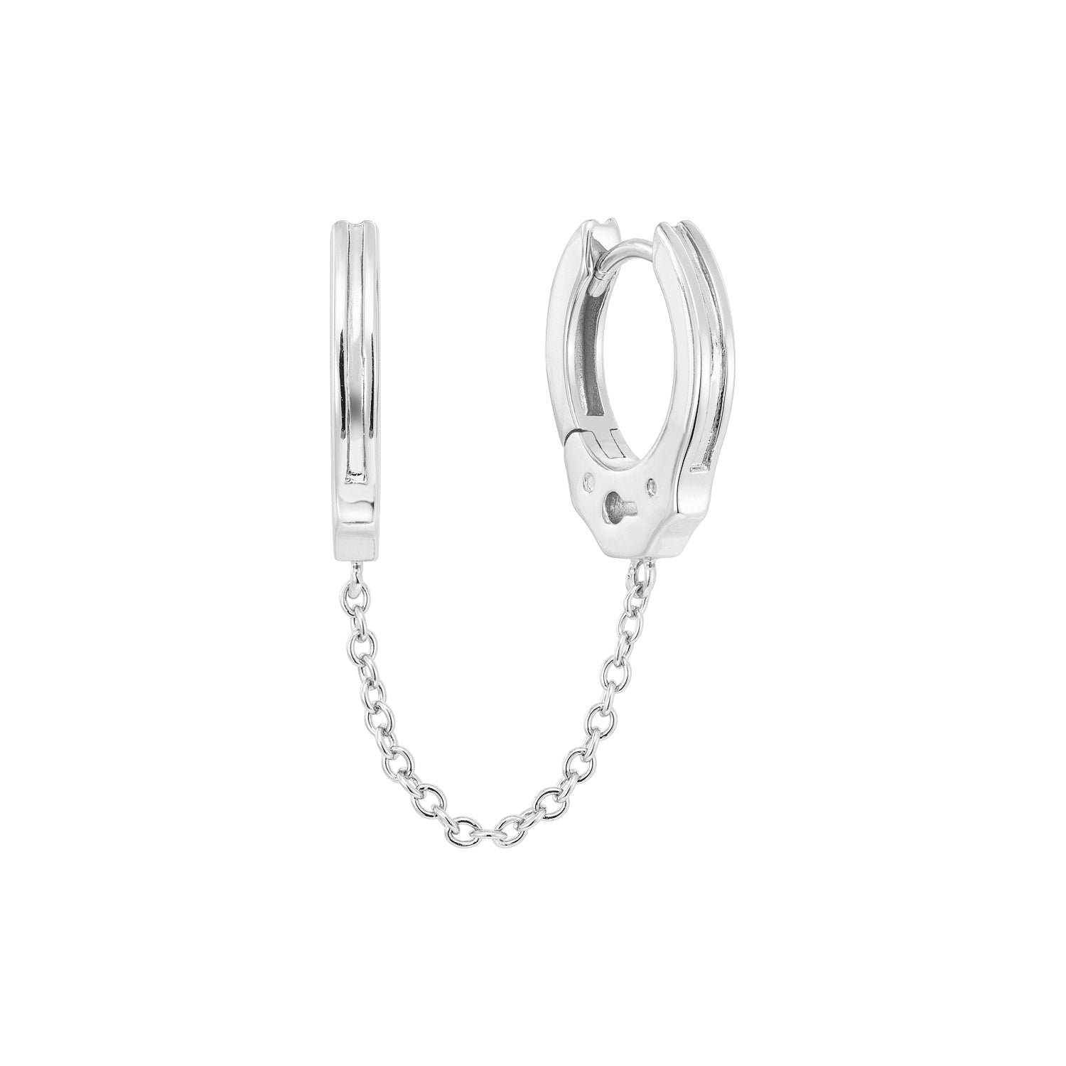 Partner in Crime Chain Huggie Earring – J&CO Jewellery