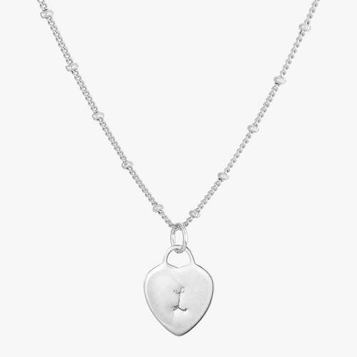 Personalized Heart Satellite Necklace