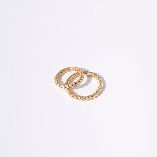 Color:Yellow Gold|Option:Single Option:Pair