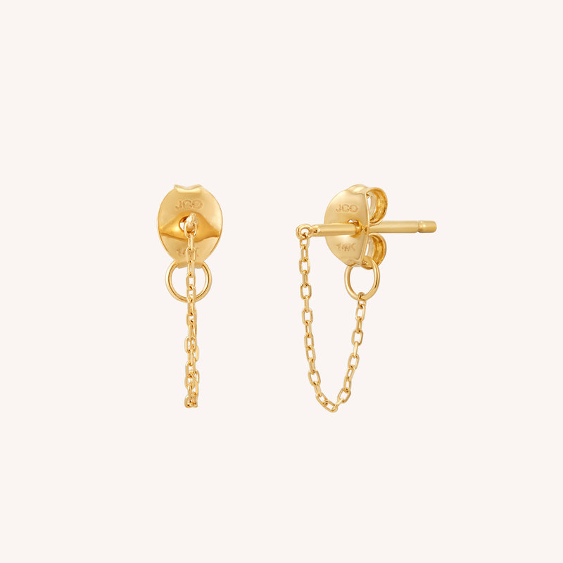 14K Solid Gold Ball Stud Earrings 4mm – J&CO Jewellery