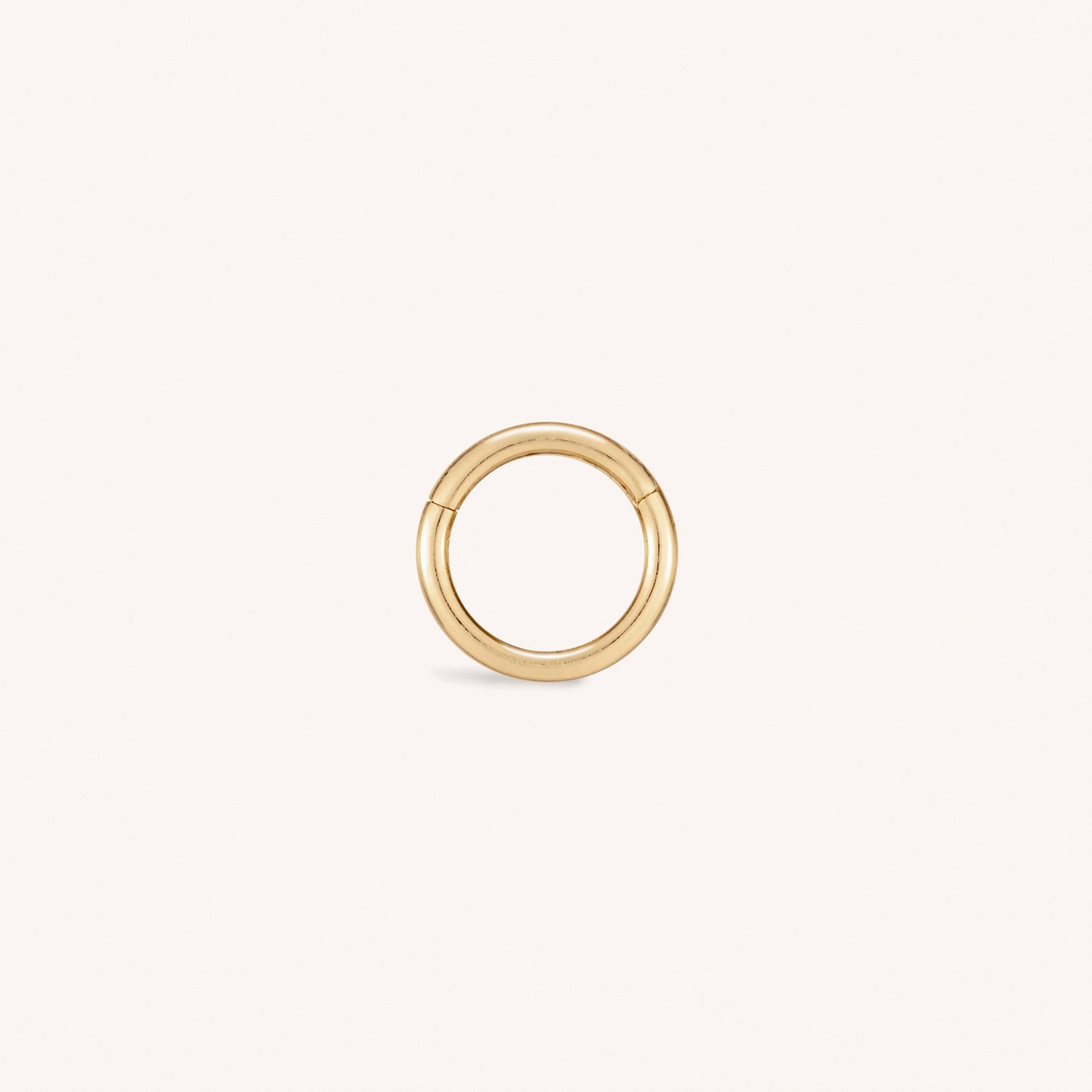 14KT Yellow Gold Oval 6mm Wide Hoop Earrings 30mm – LSJ