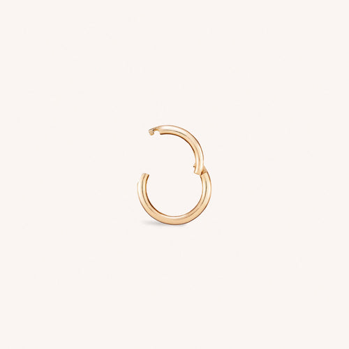 14K Solid Gold Baby Clicker Hoop Set