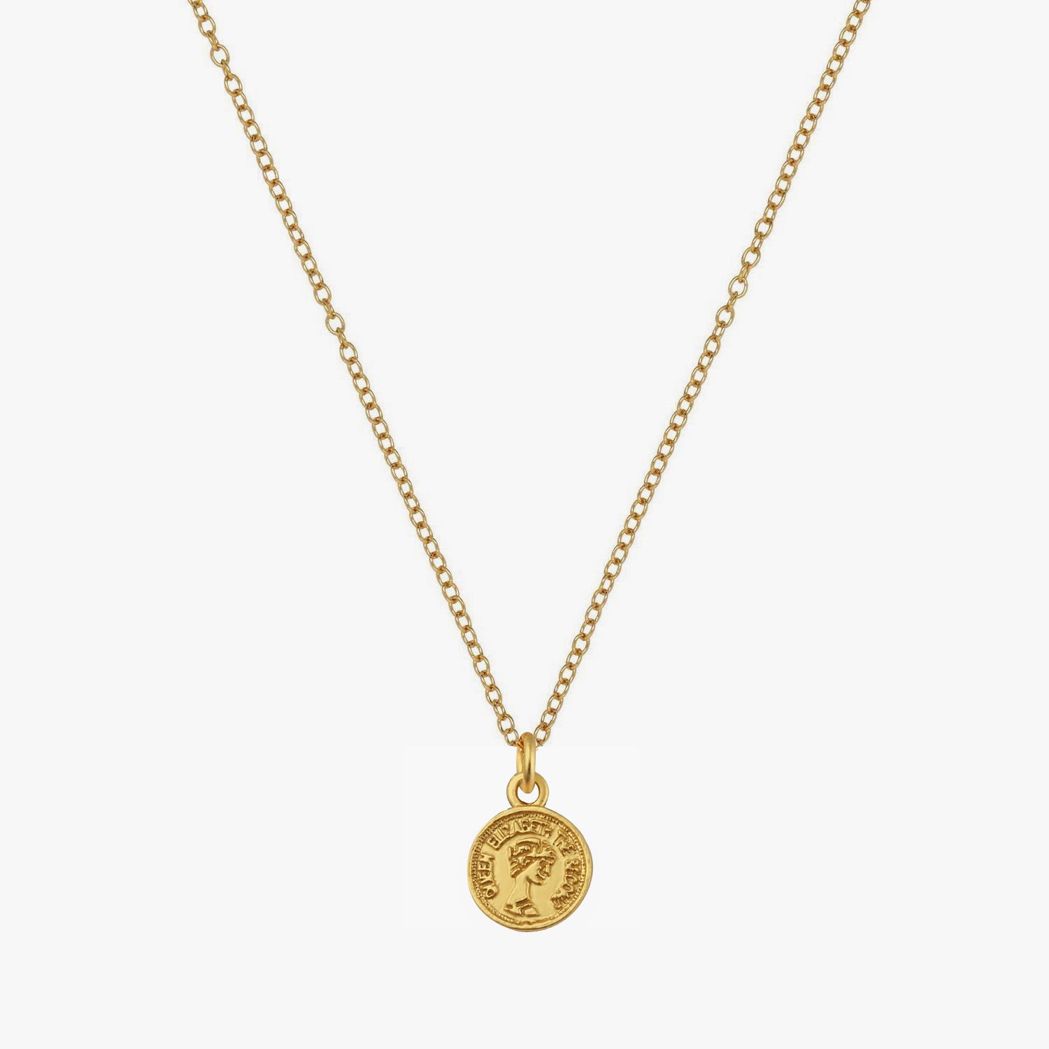 Mini Elizabeth Coin Necklace