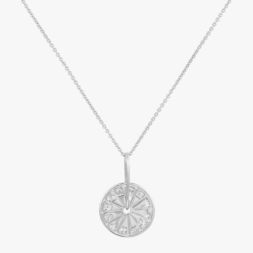 Amulet Wheel Charm Necklace