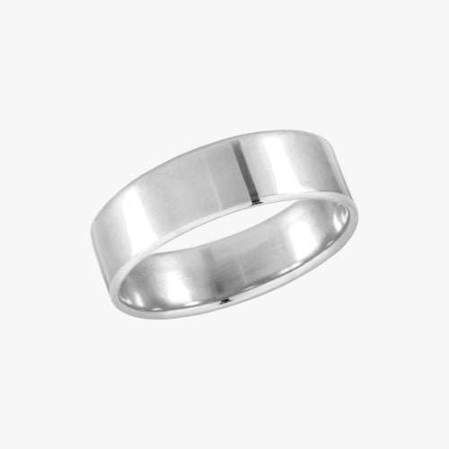 Thick Stacking Ring Silver