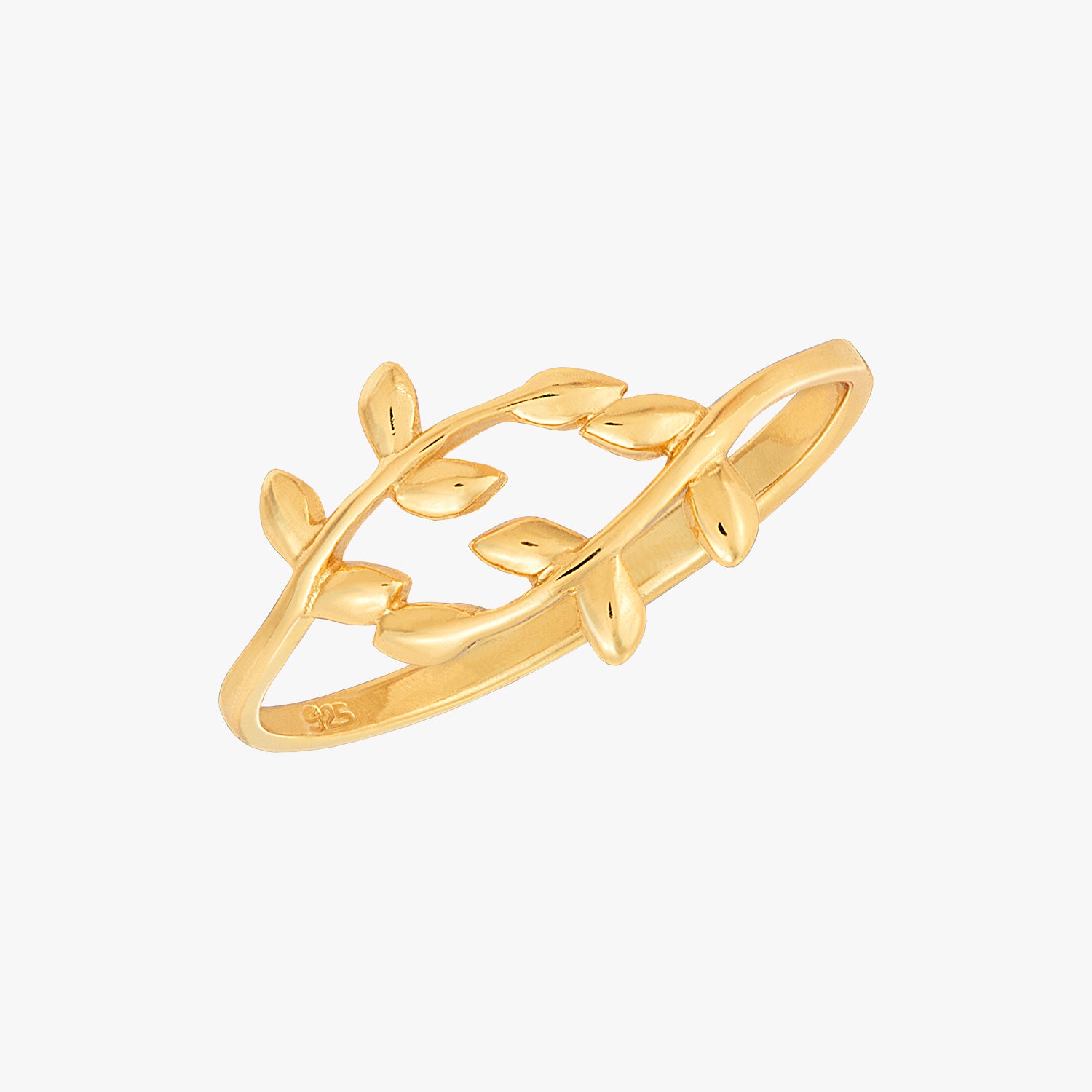 Vine Leaf Ring Gold