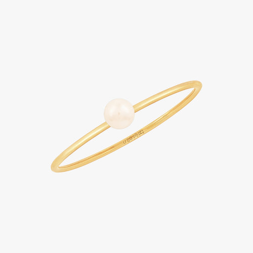 Mini Pearl Ring Gold