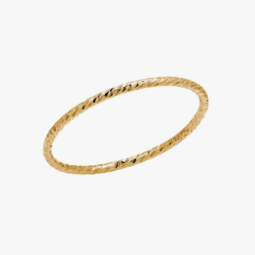 Sparkle Skinny Ring Gold