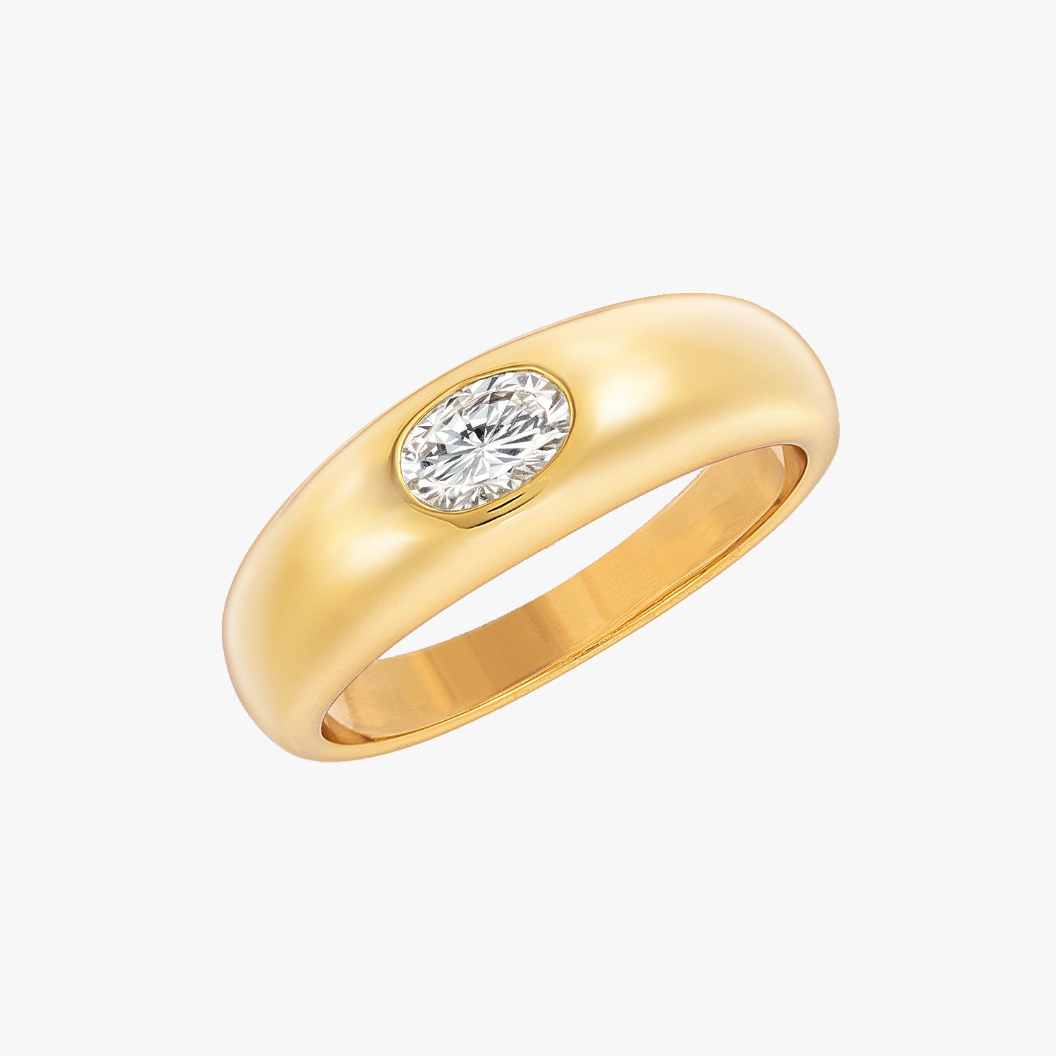 Marquise Dome Ring Gold