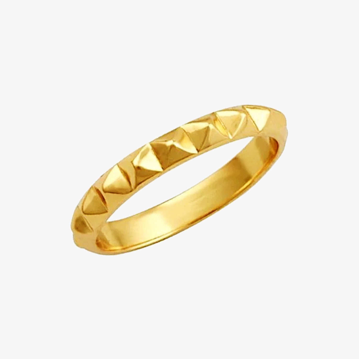 Nour Pyramid Ring Gold