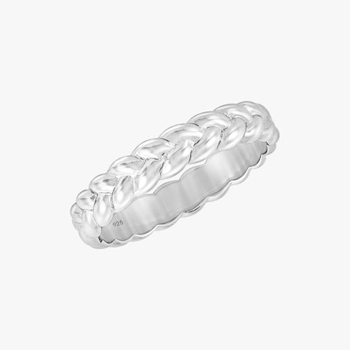 Braided Silver Ring