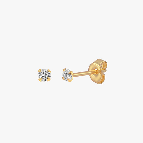 Sparkly Tiny Stud Earrings 2.5mm – J&CO Jewellery