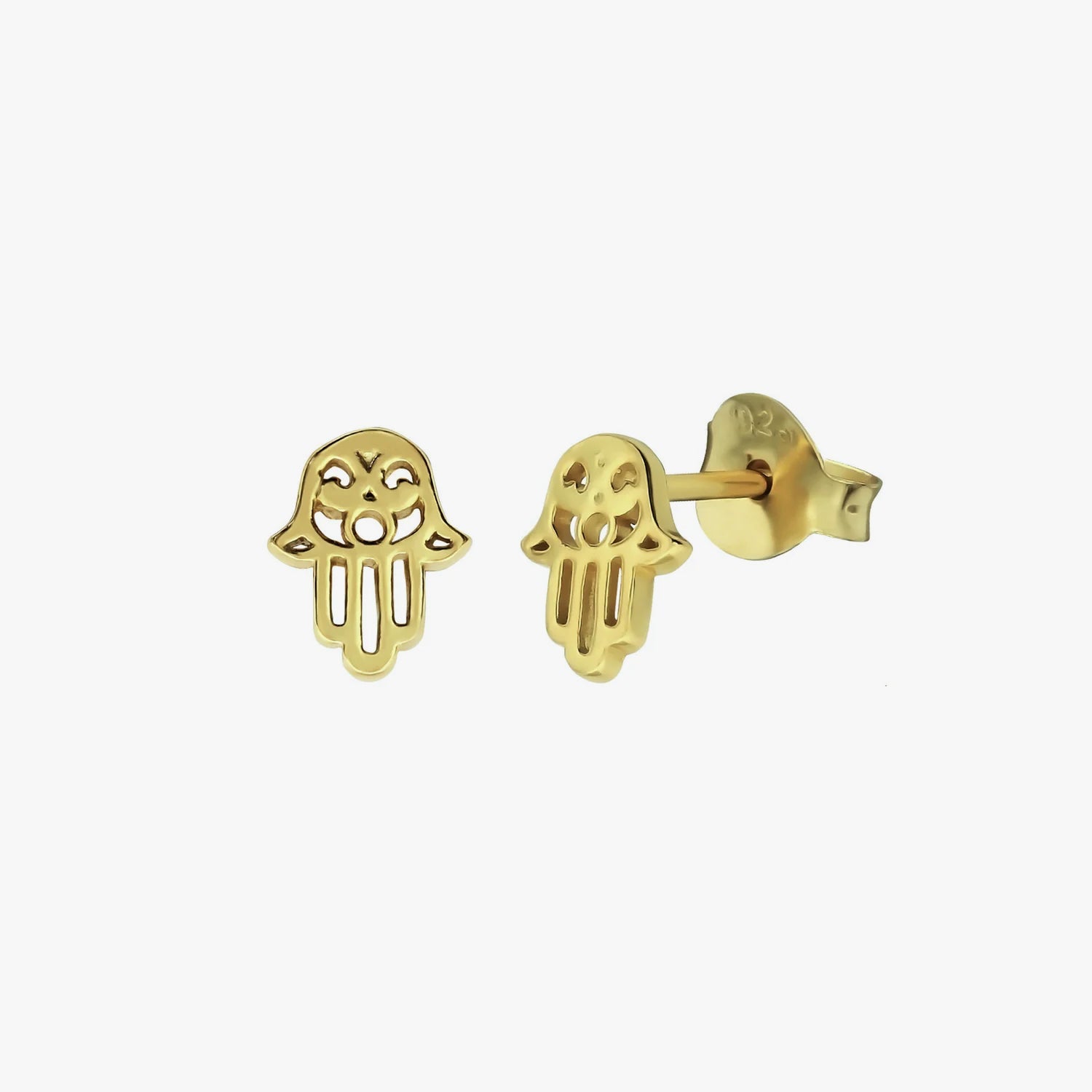 Hamsa Stud Earrings