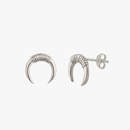 Bohemian Horn Stud Earrings