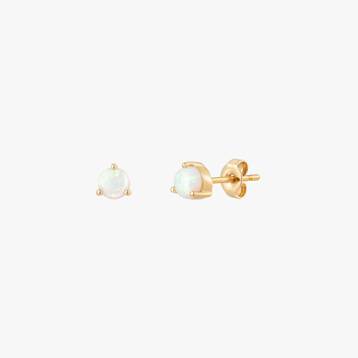 Opal Fire Stud Earrings