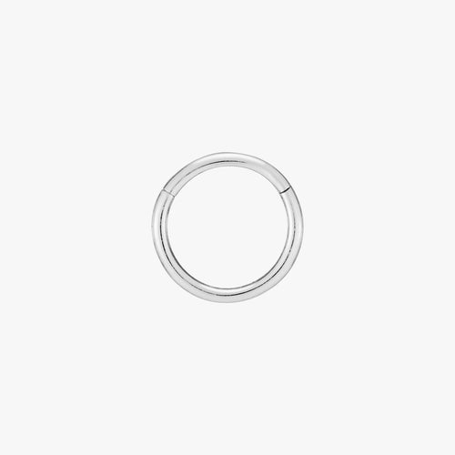 Surgical Steel Hinged Clicker Ring 8mm