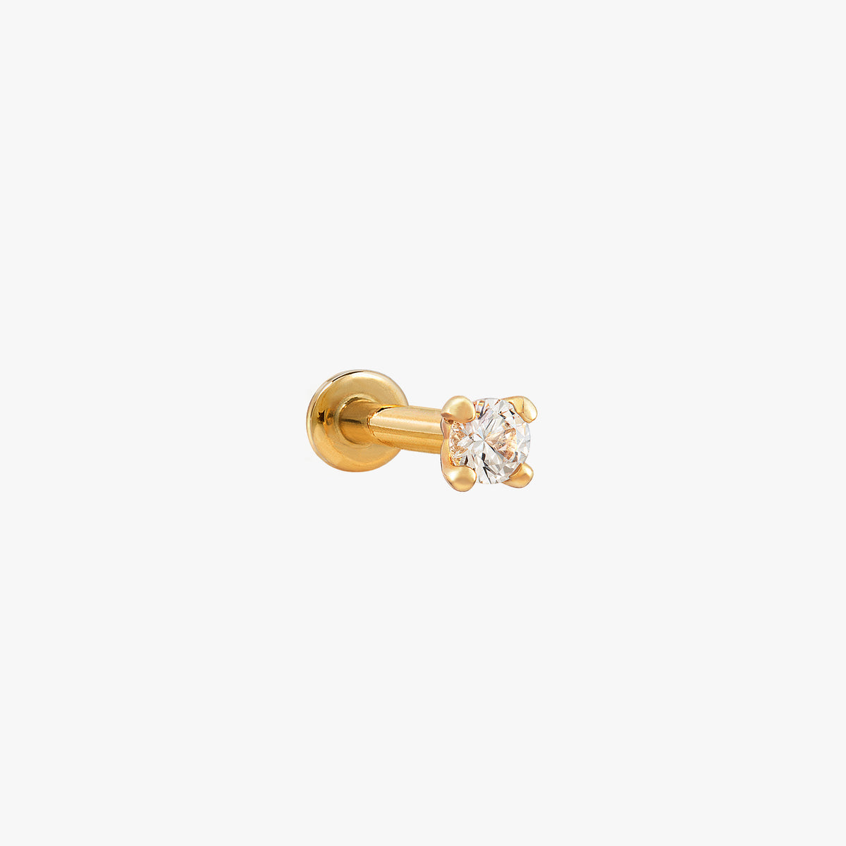 Mini CZ Threaded Labret – J&CO Jewellery