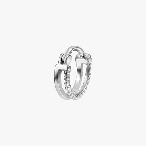 Double Steel Clicker Ring