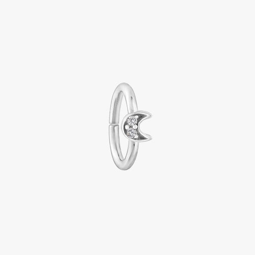 Tiny Crescent Seamless Ring