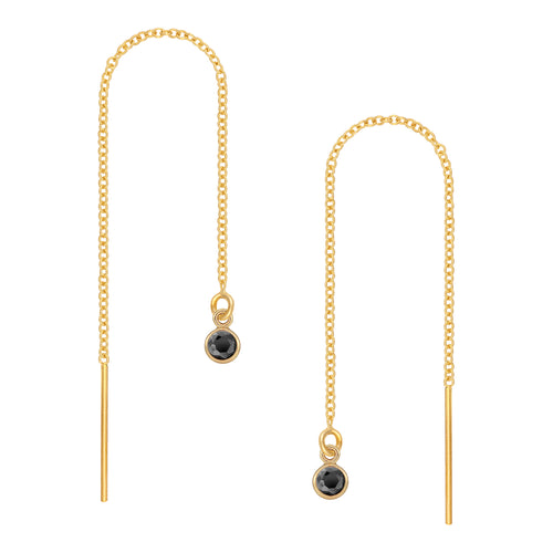 Nina's 14k Gold Threader Earrings – KEILA