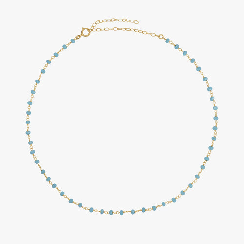 Turquoise Rosary Choker