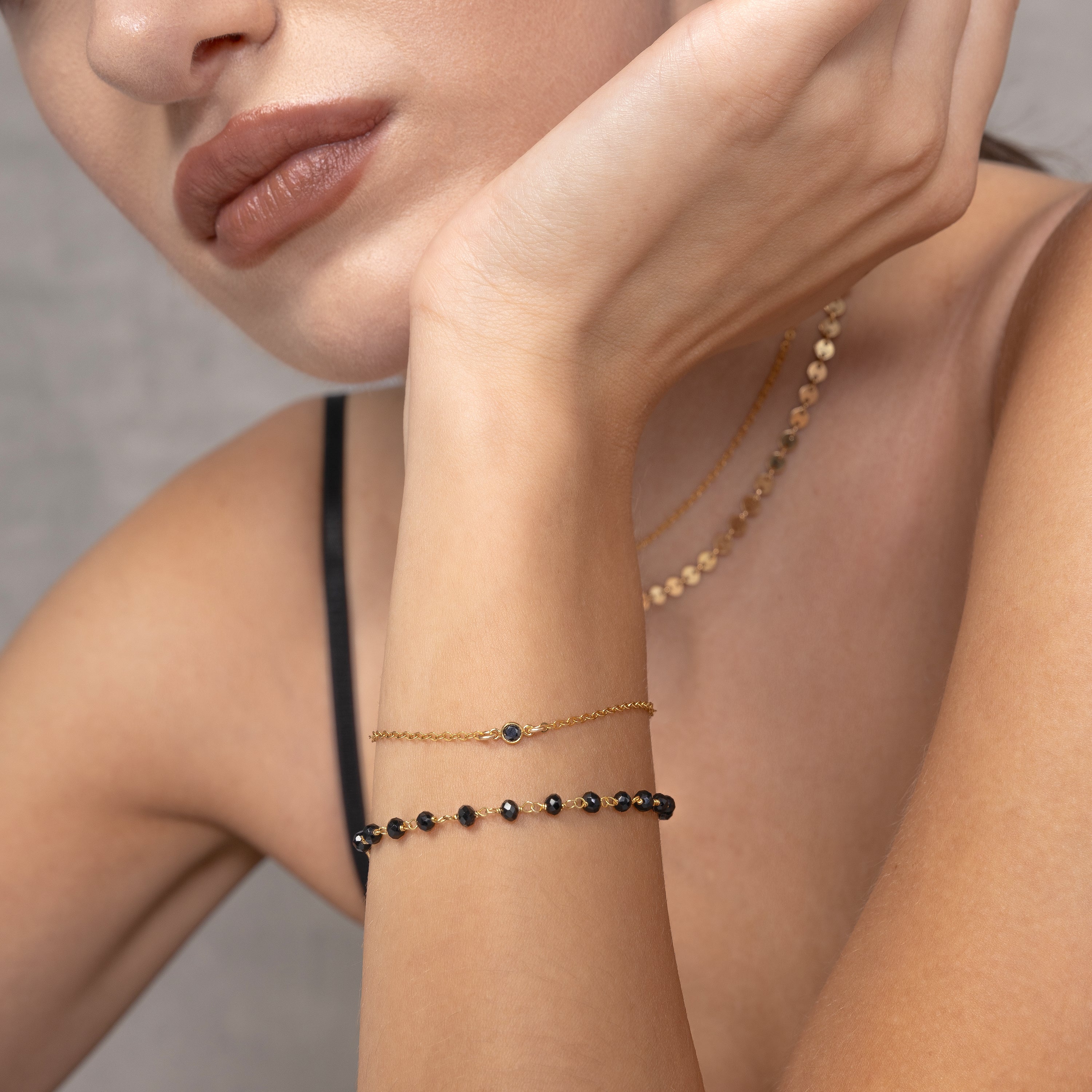 Black spinel bracelets shop