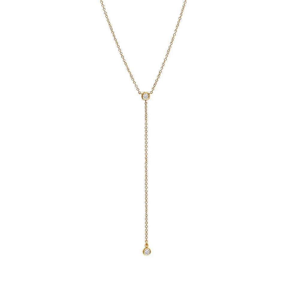 J&CO Jewellery Personalised Bead Chain Necklace Gold 3 Beads