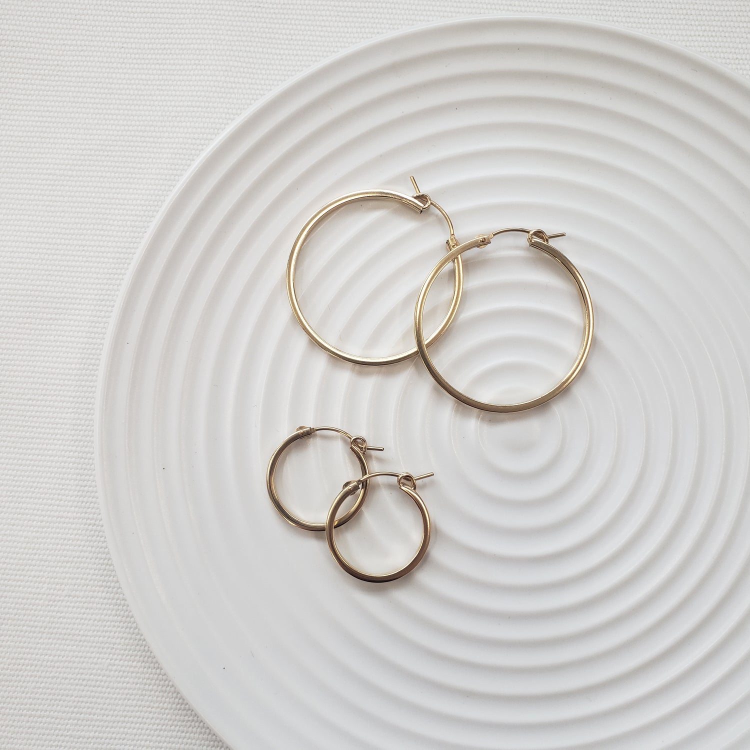 J&CO Jewellery Little Sleeper Hoop Earrings