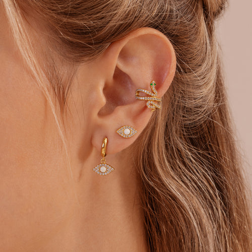 Sparkly Snake Ear Cuff