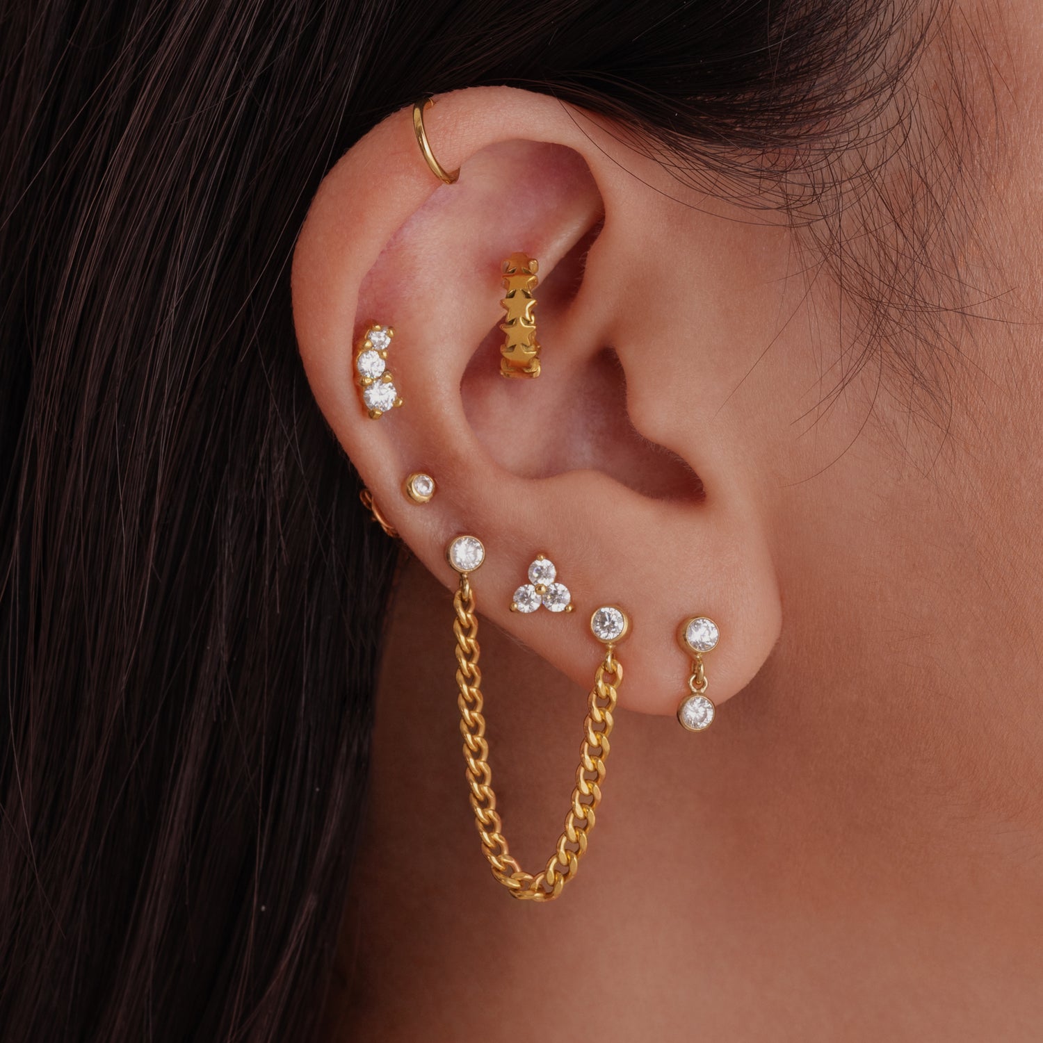 Long Chain Earrings * Curb Chain Hoops * Gold Dangle Earrings * Stud Chain Earrings * Link Chain Earrings * Bold Link Earrings * Chain Studs