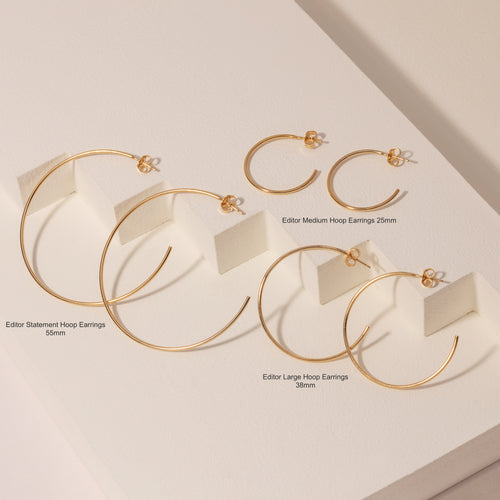 Editor Large Hoop Earrings 38mm