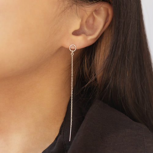 Circle Linear Earrings