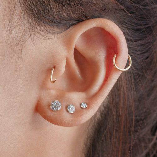 Sparkly CZ Stud Earrings – J&CO Jewellery