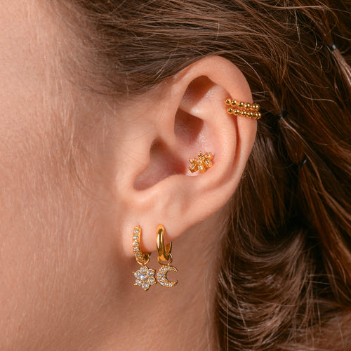 Bubble Ball Ear Cuff