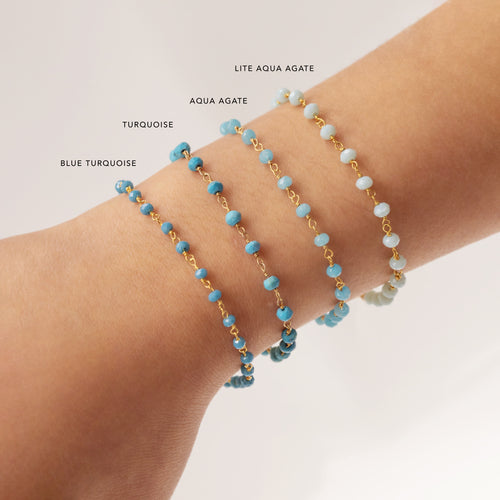 Turquoise Rosary Bracelet