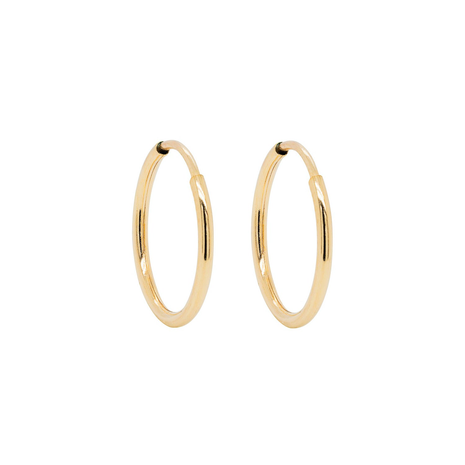 Solid Gold Sleeper Hoop Earring Catchless orders Hoops, Endless Hoop, Open Hoop Earrings, Small Gold Earring, choose your size, jewelry gift 14k